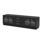 68.9 Mobile TV Moderno Minimalista per TV fino a 75 Pollici, Credenza Consolle Multimediale con Ripiani Regolabili per Soggiorno