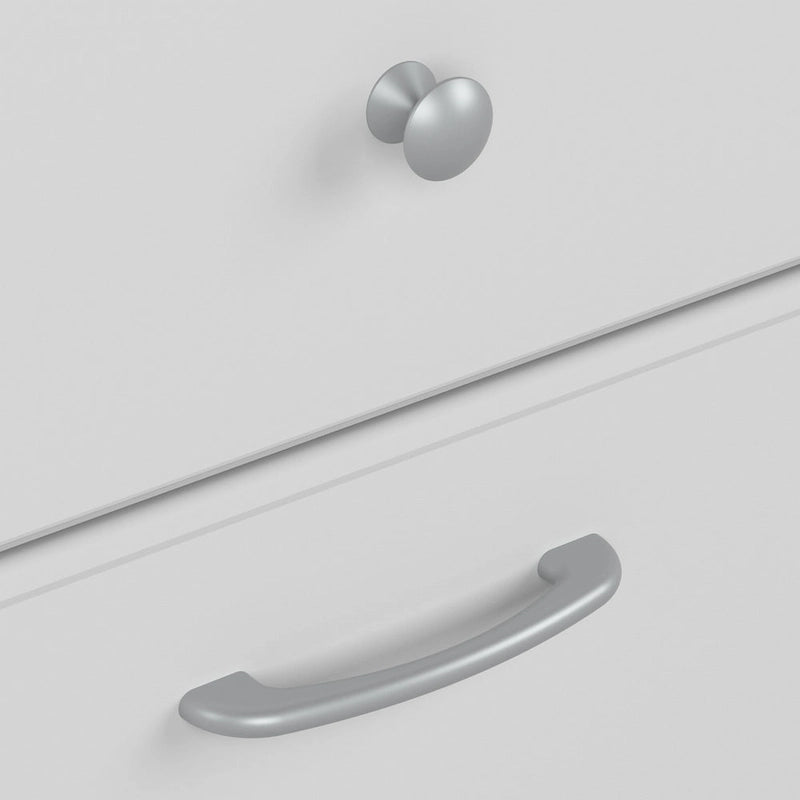 Scrivania a L trasformabile in postazione Sit-Stand a 3 posizioni da 72 W con credenza superiore