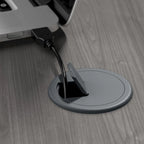 Scrivania a L trasformabile in postazione Sit-Stand a 3 posizioni da 72 W con credenza superiore