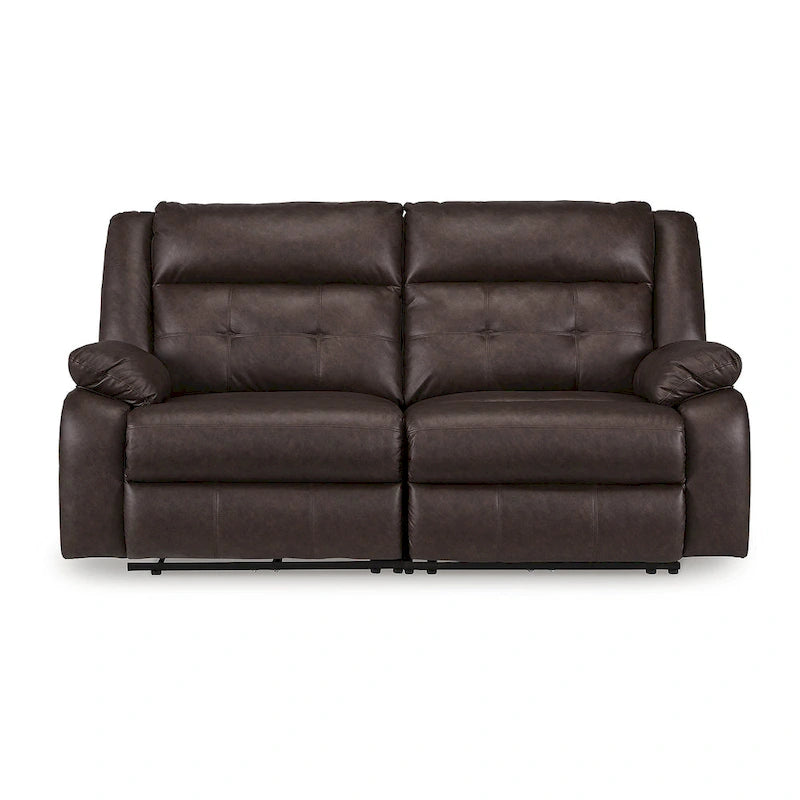 Divanetto componibile reclinabile elettrico Punch Up marrone scuro