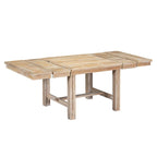 Tavolo da pranzo in legno stile rustico allungabile con 4 sedie