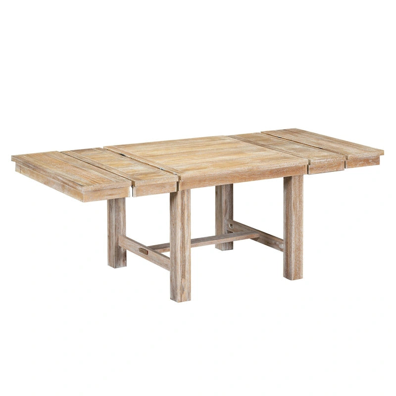 Tavolo da pranzo in legno stile rustico allungabile con 4 sedie