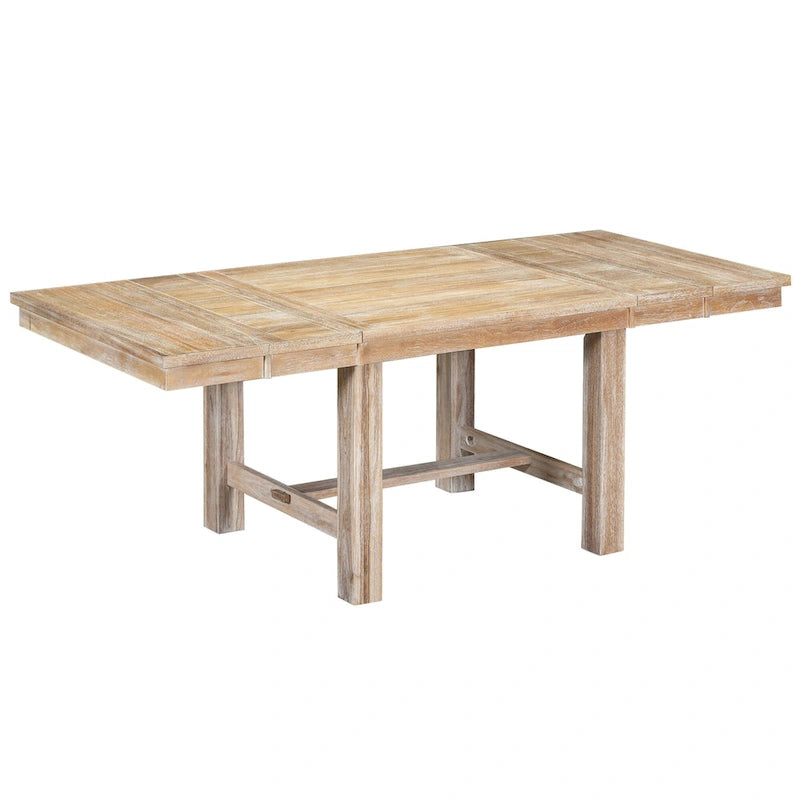 Tavolo da pranzo in legno stile rustico allungabile con 4 sedie