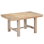 Tavolo da pranzo in legno stile rustico allungabile con 4 sedie