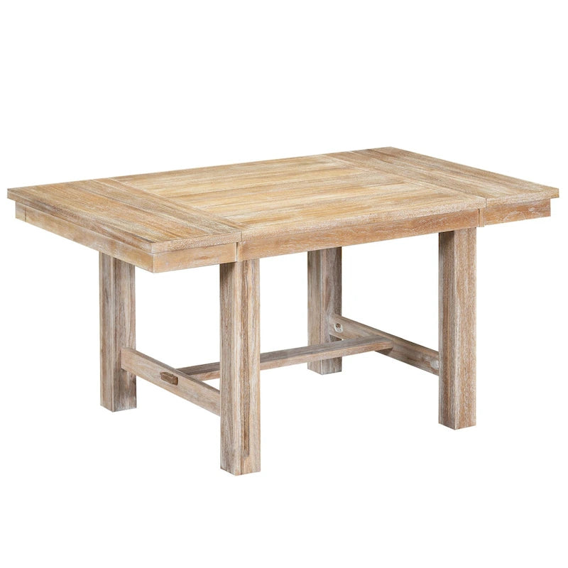 Tavolo da pranzo in legno stile rustico allungabile con 4 sedie