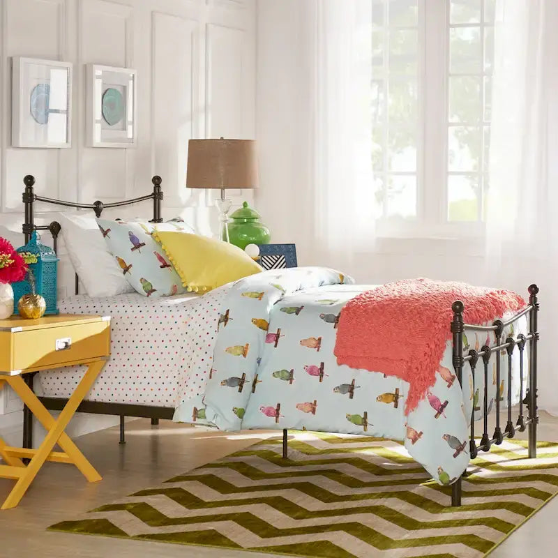 Letto Xander in Acciaio Marrone Scuro