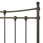 Letto Xander in Acciaio Marrone Scuro