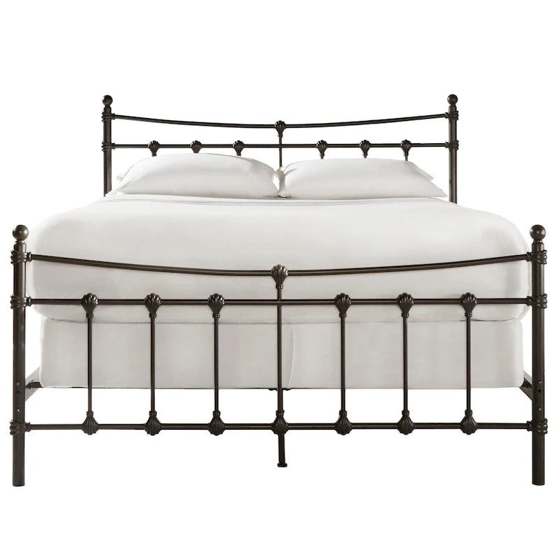Letto Xander in Acciaio Marrone Scuro