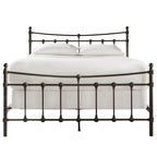 Letto Xander in Acciaio Marrone Scuro
