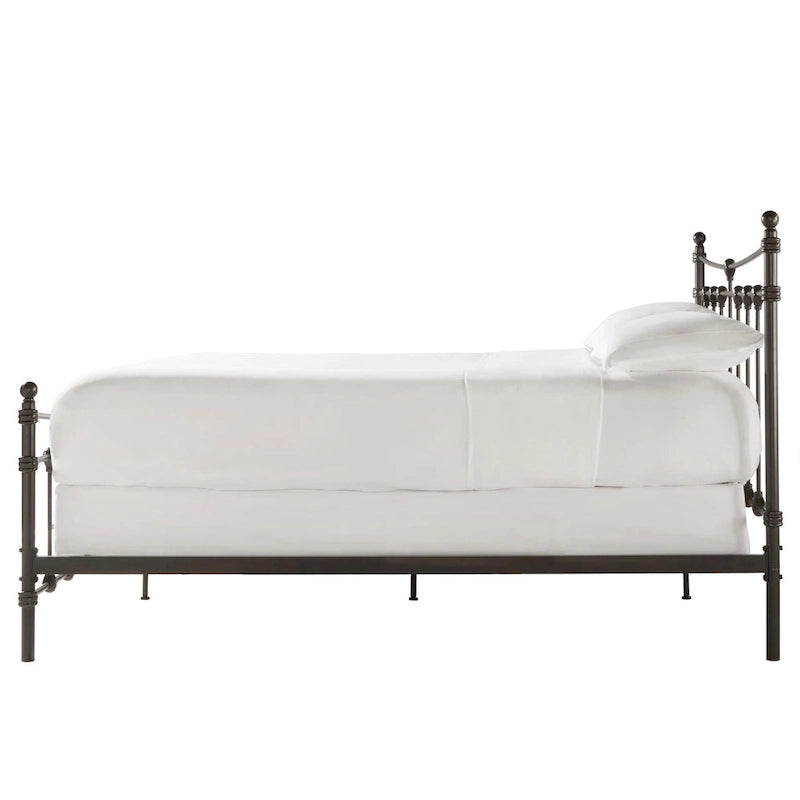 Letto Xander in Acciaio Marrone Scuro