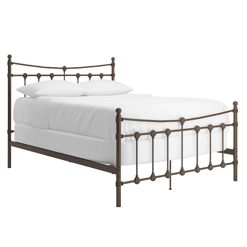 Letto Xander in Acciaio Marrone Scuro