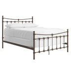 Letto Xander in Acciaio Marrone Scuro
