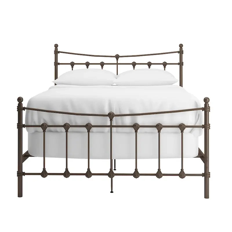 Letto Xander in Acciaio Marrone Scuro