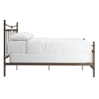 Letto Xander in Acciaio Marrone Scuro