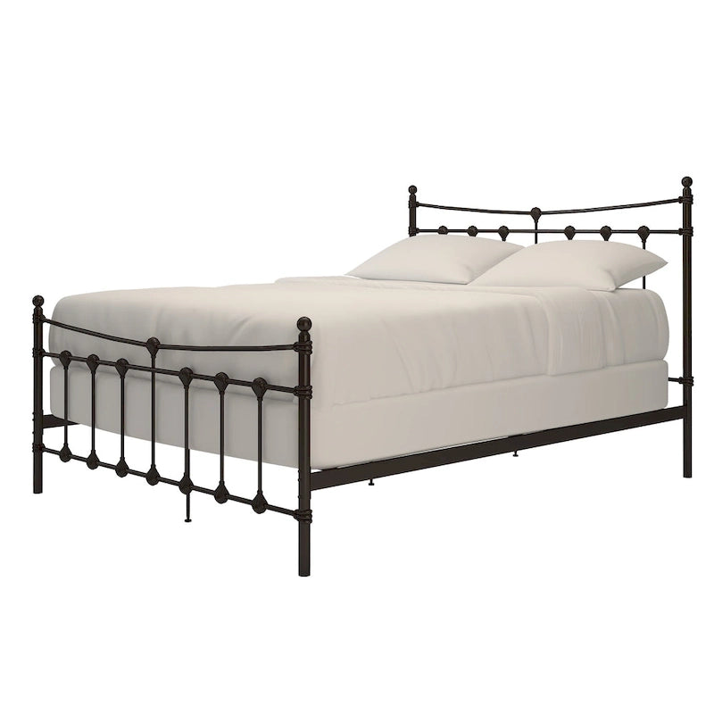 Letto Xander in Acciaio Marrone Scuro