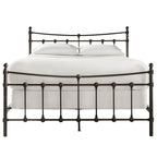 Letto Xander in Acciaio Marrone Scuro