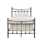 Letto Xander in Acciaio Marrone Scuro