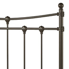 Letto Xander in Acciaio Marrone Scuro