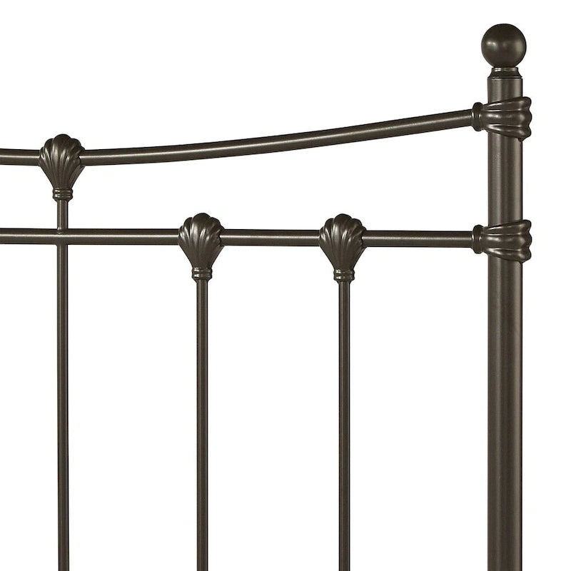 Letto Xander in Acciaio Marrone Scuro