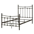 Letto Xander in Acciaio Marrone Scuro