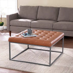 Pouf Tufted Healy in Similpelle