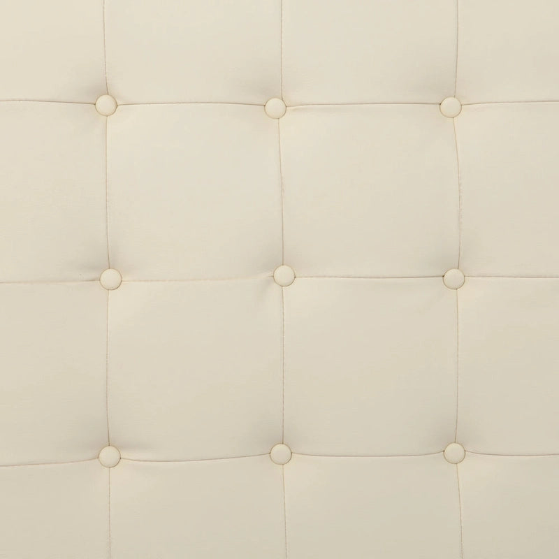 Pouf Tufted Healy in Similpelle