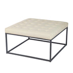 Pouf Tufted Healy in Similpelle
