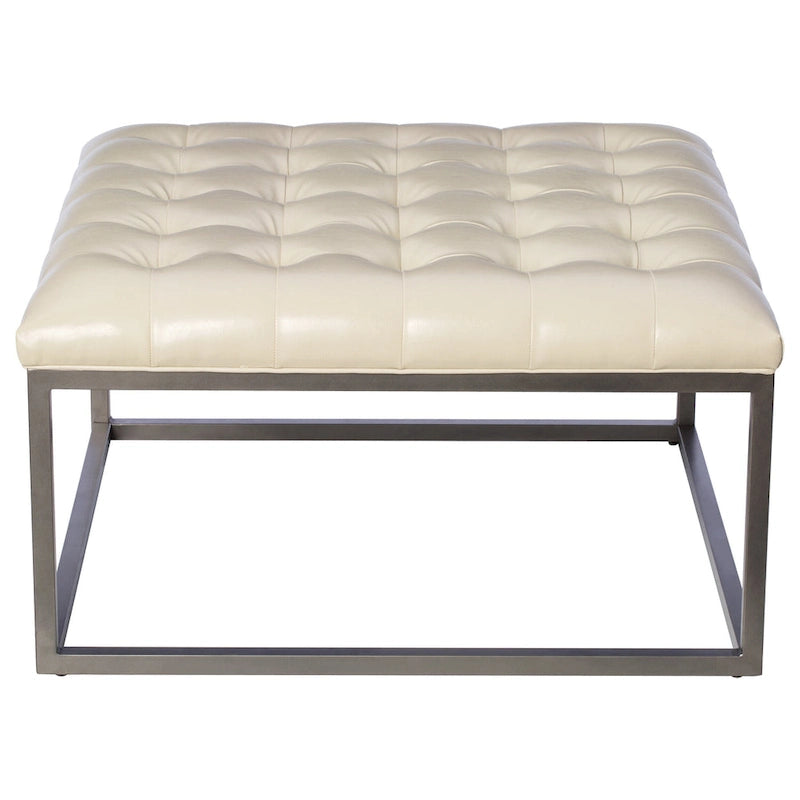Pouf Tufted Healy in Similpelle