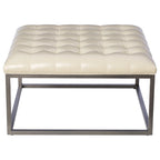 Pouf Tufted Healy in Similpelle