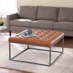Pouf Tufted Healy in Similpelle