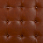 Pouf Tufted Healy in Similpelle