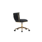 Sedie da scrivania imbottite per ufficio, ergonomiche, con ruote girevoli regolabili