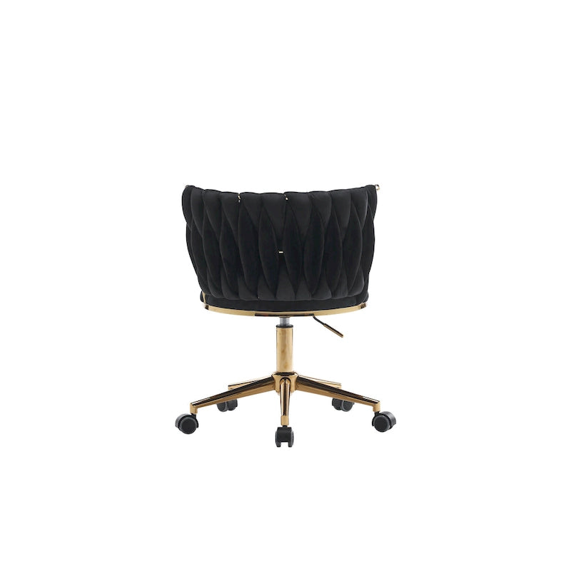 Sedie da scrivania imbottite per ufficio, ergonomiche, con ruote girevoli regolabili