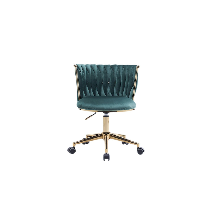 Sedie da scrivania imbottite per ufficio, ergonomiche, con ruote girevoli regolabili
