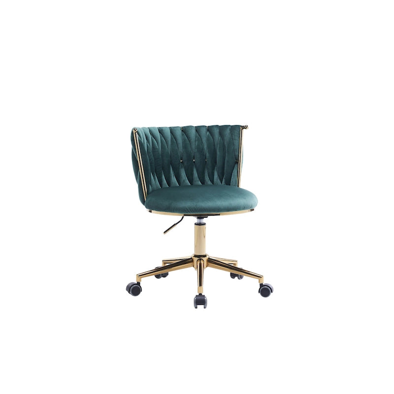 Sedie da scrivania imbottite per ufficio, ergonomiche, con ruote girevoli regolabili