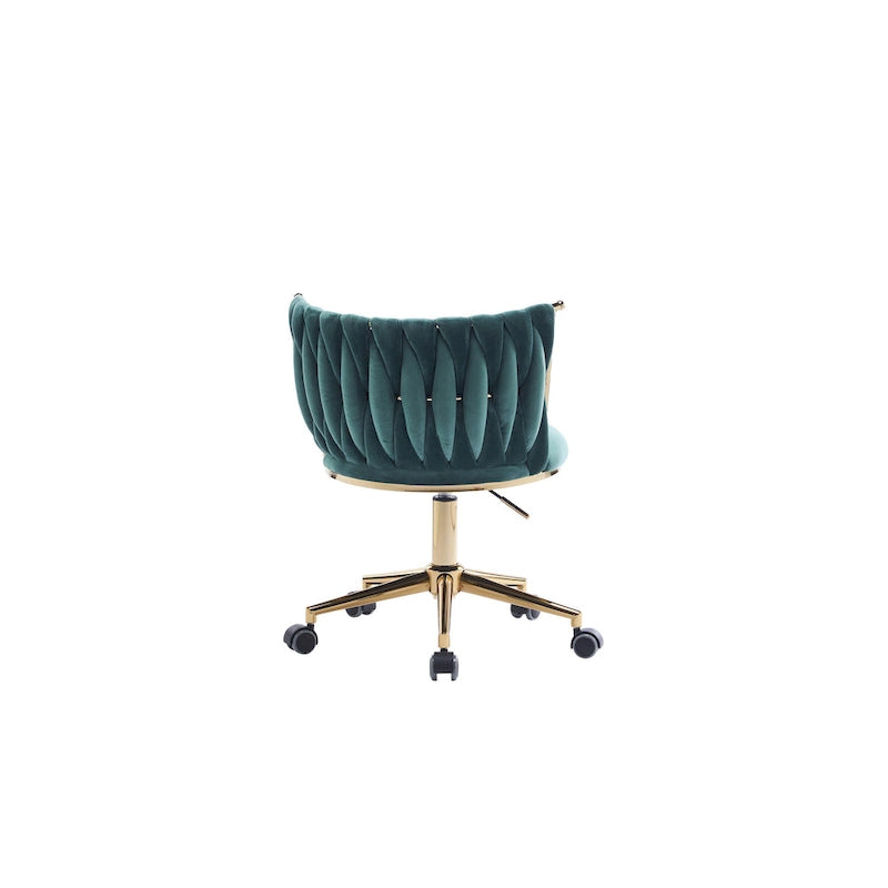Sedie da scrivania imbottite per ufficio, ergonomiche, con ruote girevoli regolabili