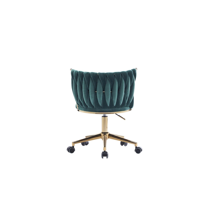 Sedie da scrivania imbottite per ufficio, ergonomiche, con ruote girevoli regolabili