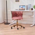 Sedie da scrivania imbottite per ufficio, ergonomiche, con ruote girevoli regolabili