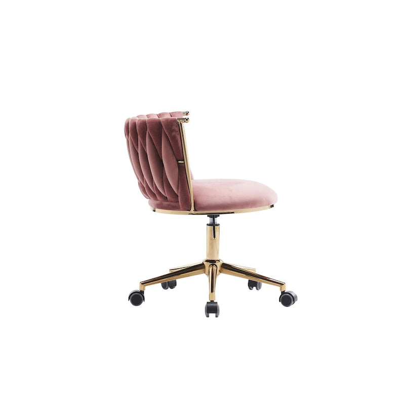 Sedie da scrivania imbottite per ufficio, ergonomiche, con ruote girevoli regolabili