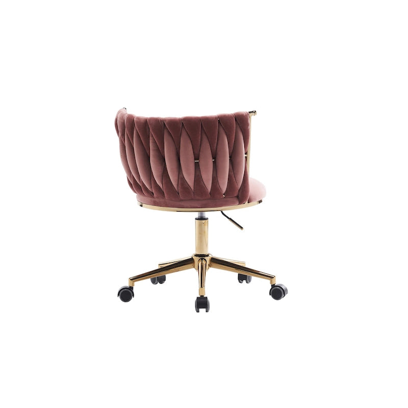 Sedie da scrivania imbottite per ufficio, ergonomiche, con ruote girevoli regolabili
