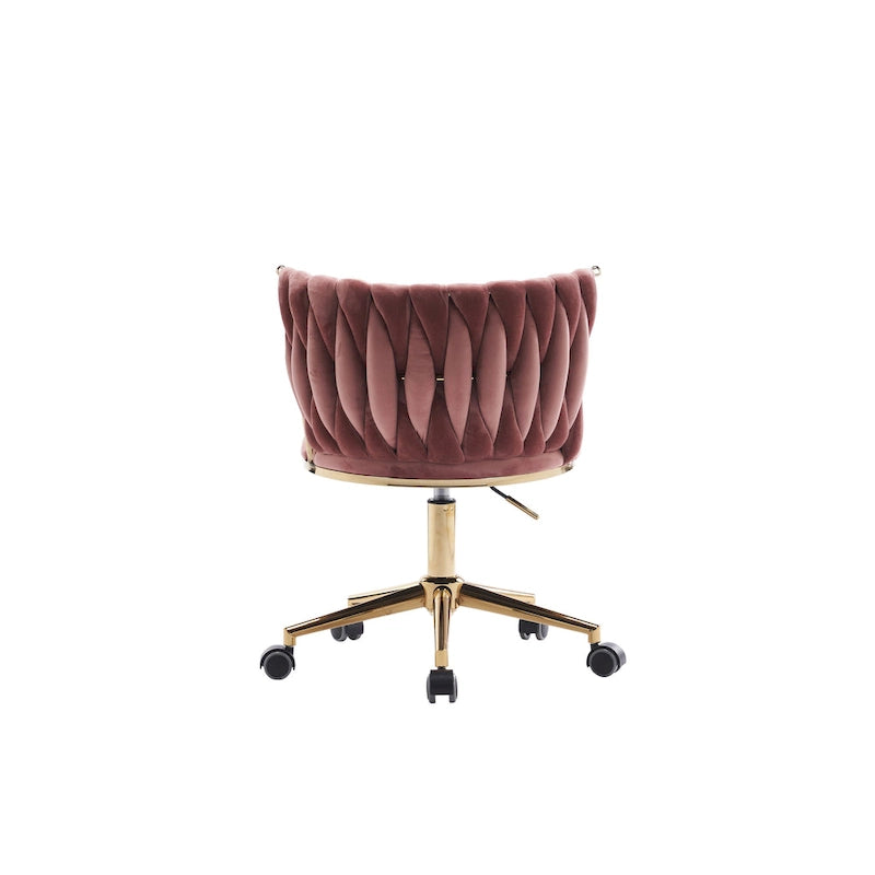 Sedie da scrivania imbottite per ufficio, ergonomiche, con ruote girevoli regolabili