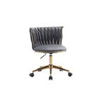 Sedie da scrivania imbottite per ufficio, ergonomiche, con ruote girevoli regolabili