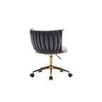 Sedie da scrivania imbottite per ufficio, ergonomiche, con ruote girevoli regolabili