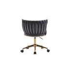 Sedie da scrivania imbottite per ufficio, ergonomiche, con ruote girevoli regolabili