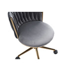 Sedie da scrivania imbottite per ufficio, ergonomiche, con ruote girevoli regolabili