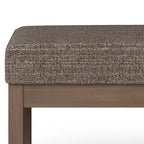 Panca pouf rettangolare contemporanea Madison larga 44 pollici