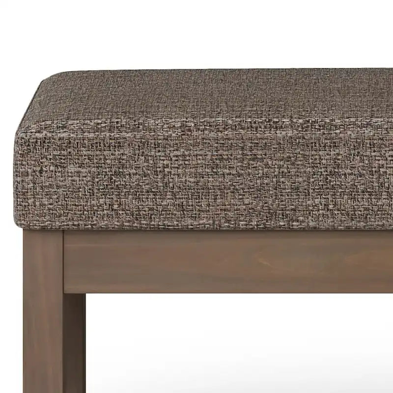 Panca pouf rettangolare contemporanea Madison larga 44 pollici
