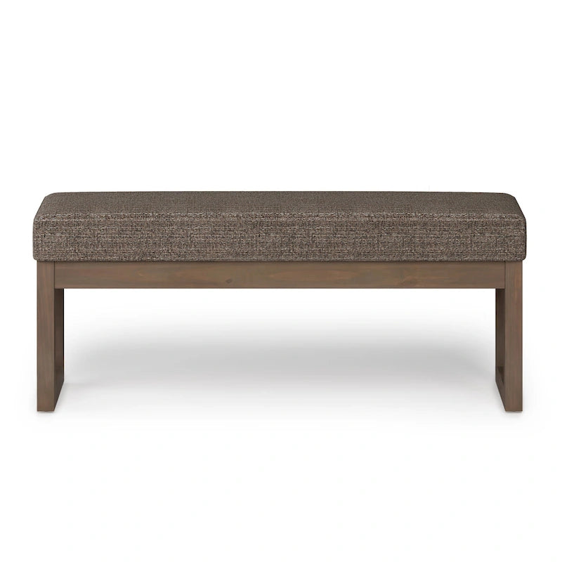 Panca pouf rettangolare contemporanea Madison larga 44 pollici