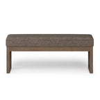 Panca pouf rettangolare contemporanea Madison larga 44 pollici