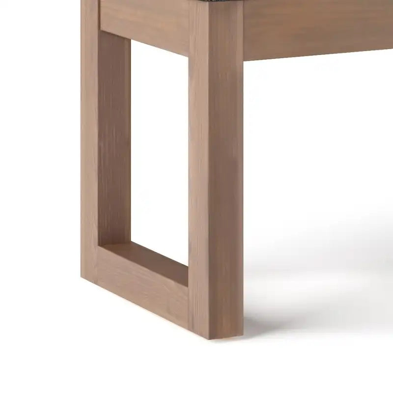 Panca pouf rettangolare contemporanea Madison larga 44 pollici